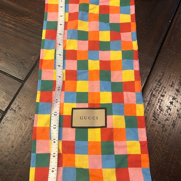 Gucci Vibrant Floral and Checkered Dust Bags - Picture 4 of 5